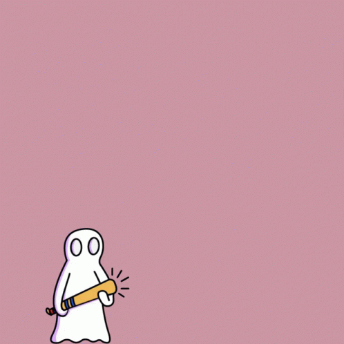 Tapping Ghost GIF - Tapping Ghost Pink GIFs