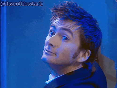 a man with his mouth open and the words yeeees on the bottom