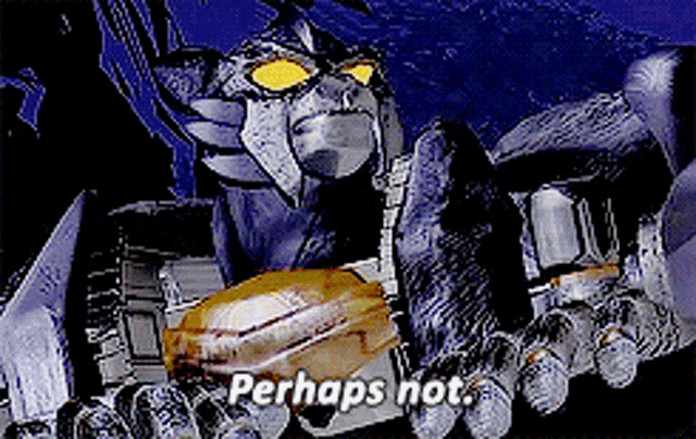 Transformers Silverbolt GIF - Transformers Silverbolt Perhaps Not GIFs