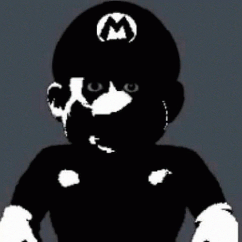 Uncanny Mario Creepy Eerie Sus GIF - Uncanny Mario Creepy Eerie Sus GIFs