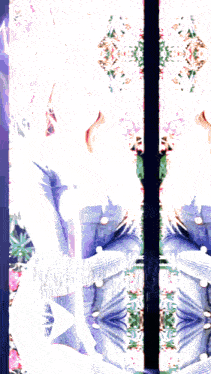 a collage of a woman 's face and flowers