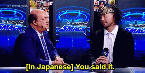 Wwe Shinsuke Nakamura GIF - Wwe Shinsuke Nakamura In Japanese GIFs