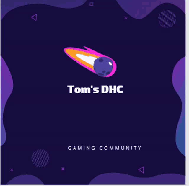 a logo for tom 's dhc gaming community