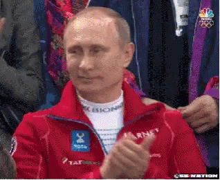 Vladimir Putin Clap GIF - Vladimir Putin Clap Not Bad GIFs