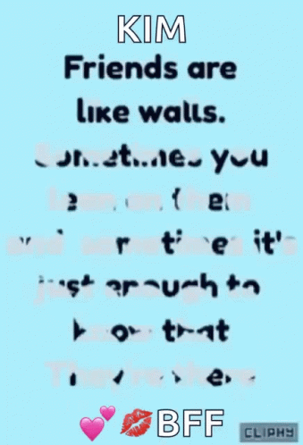 Friends Friendship GIF - Friends Friendship Like Walls GIFs