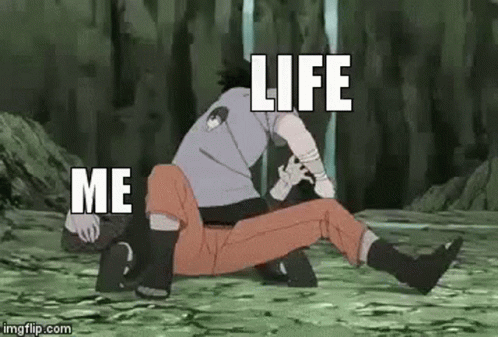 Naruto Punching GIF - Naruto Punching Me Vs Life GIFs