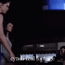 cyndi real footage of a man and woman