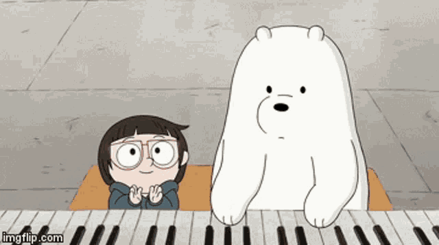 We Bare Bears Ice Polar Bear GIF - We Bare Bears Ice Polar Bear Chloe GIFs