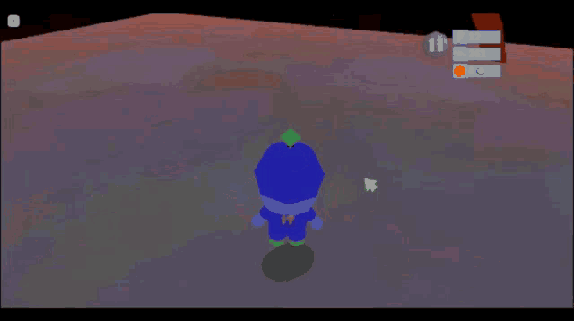 a screenshot of a video game with a purple character and the number 263