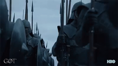 Marching Unsullied GIF - Marching Unsullied Soldiers GIFs