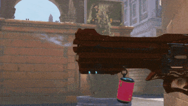 a brick wall with a sign that says 8 down in the background