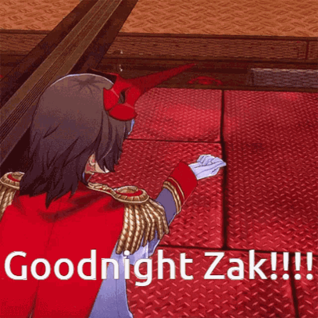 Goodnight Zak Goro Akechi GIF - Goodnight Zak Goro Akechi GIFs