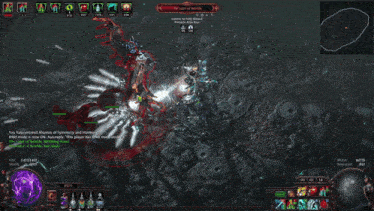 a screenshot of a video game that says the eater of worlds