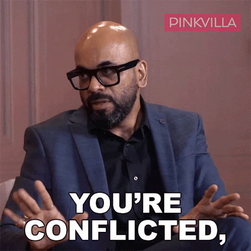 You'Re Conflicted Right Suparn Verma GIF - You'Re Conflicted Right Suparn Verma Pinkvilla GIFs