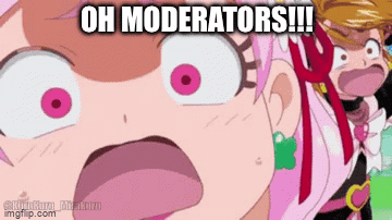 Oh Moderators Cure Yell GIF - Oh Moderators Cure Yell Cure Black GIFs