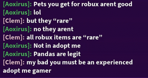 Roblox Chat Roblox GIF - Roblox Chat Roblox Adopt Me GIFs