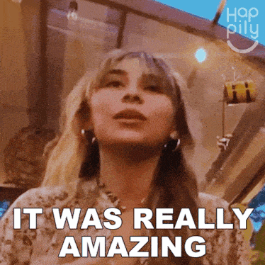 It Was Really Amazing Happily GIF - It Was Really Amazing Happily It Was Awesome GIFs