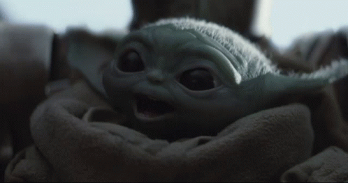 Baby Yoda The Mandalorian GIF - Baby Yoda The Mandalorian Laugh GIFs