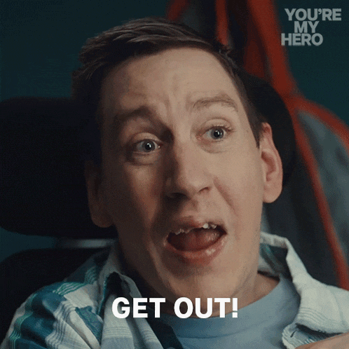 Get Out Ian GIF - Get Out Ian Sean Towgood GIFs