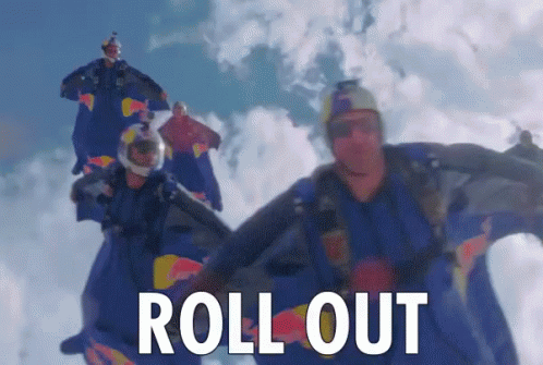 Roll Out GIF - Red Bull Roll Out Wing Suit GIFs
