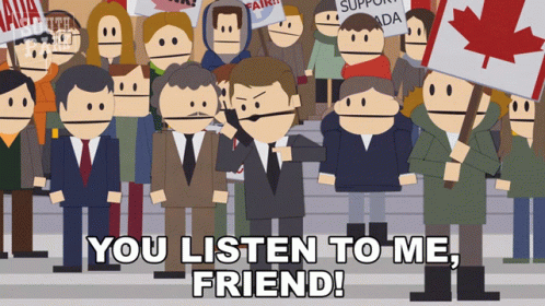 You Listen To Me Friend Stephen Abootman GIF - You Listen To Me Friend Stephen Abootman South Park GIFs