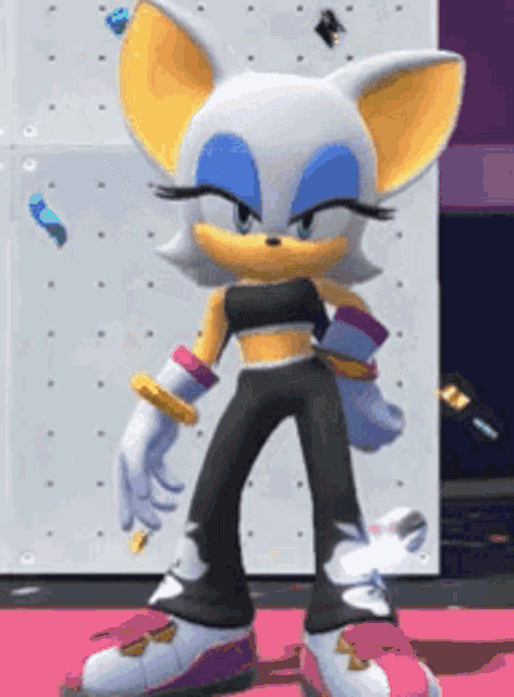 Sonic Rouge The Bat GIF - Sonic Rouge The Bat Olympics GIFs