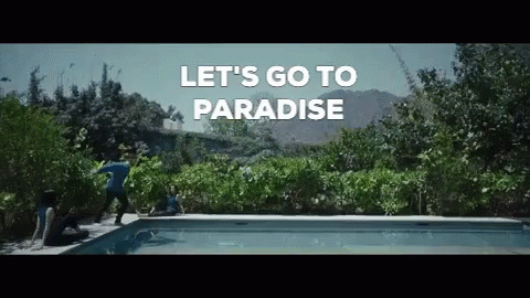 Lets Go To Paradise Swim GIF - Lets Go To Paradise Lets Go Paradise GIFs