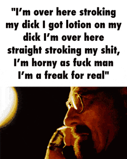 a man with glasses is talking on a cell phone with a funny caption .