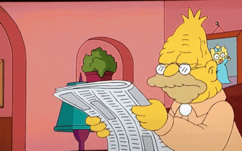 The Simpsons Grampa GIF - The Simpsons Grampa New Glasses GIFs