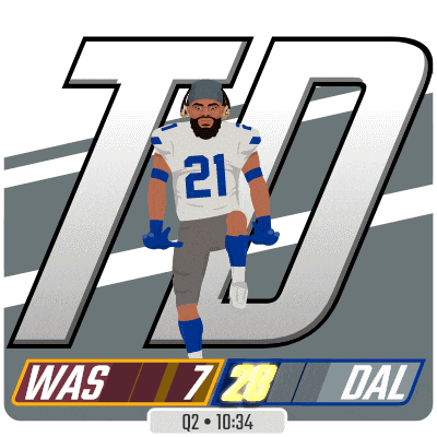 a football player with the number 21 on their jersey