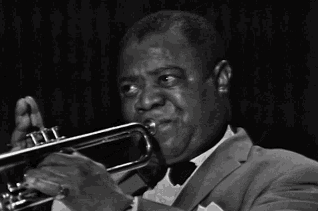 Trumpeter Louis Armstrong GIF - Trumpeter Louis Armstrong Hello Dolly GIFs