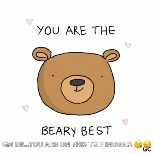 You Are The Beary Best Love GIF