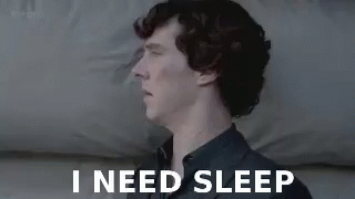 要睡觉啦 GIF - Benedict Cumberbatch Sherlock Sherlocked GIFs