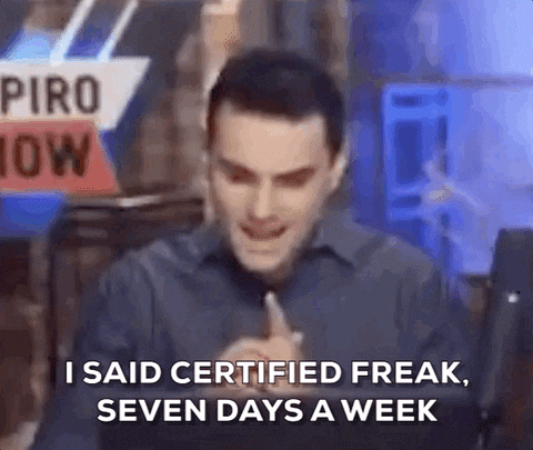 Ben Shapiro Certified Freak GIF - Ben Shapiro Certified Freak GIFs