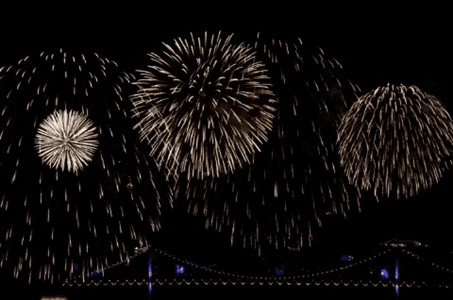 a fireworks display says happy birthday mary