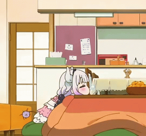 Kanna Sleepy GIF - Kanna Sleepy Anime GIFs