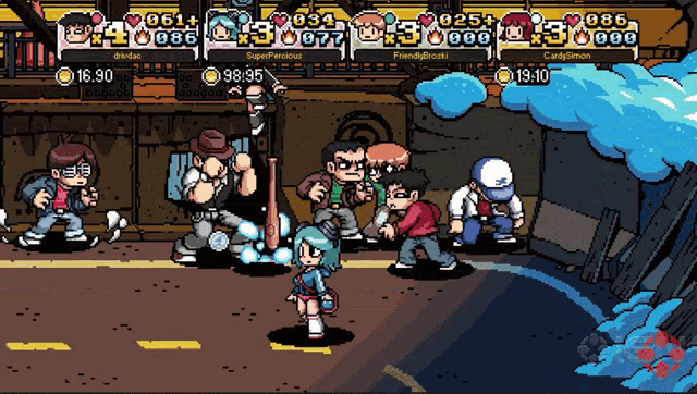 Beat Em Up Scott Pilgrim Vs The World GIF