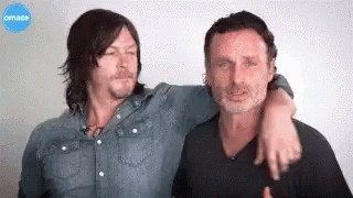 Andrew Lincoln Norman Reedus GIF - Andrew Lincoln Norman Reedus Brother GIFs