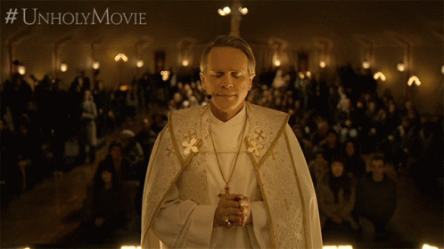 Bowing Bishop Gyles GIF - Bowing Bishop Gyles The Unholy GIFs