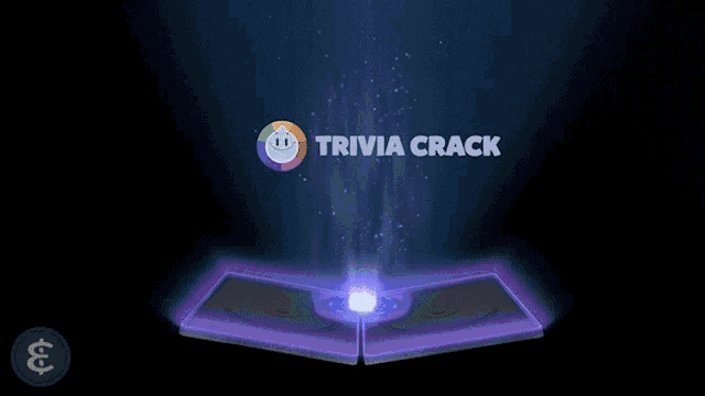 a trivia crack advertisement with a glowing object