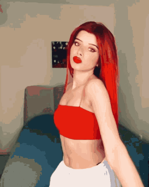 Merveyalçın Red Ariel GIF - Merveyalçın Red Ariel Princest GIFs