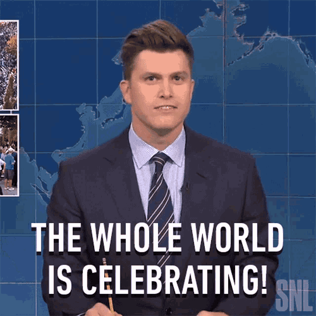 The World Is Celebrating Saturday Night Live GIF - The World Is Celebrating Saturday Night Live Celebrating GIFs