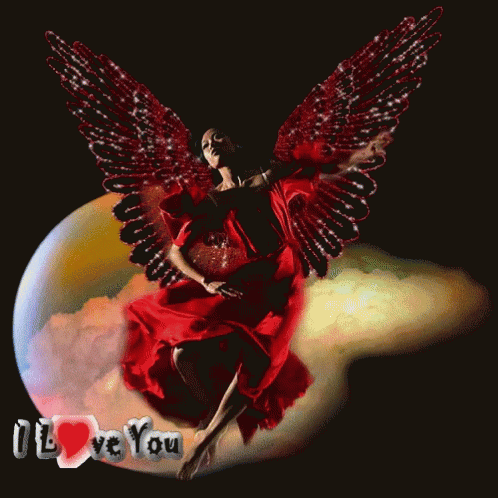 I Love You Red Angel GIF - I Love You Red Angel GIFs