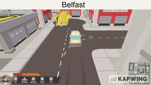 a screenshot of a video game with the word belfast on the top