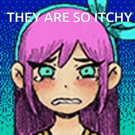 Omori They Are So Itchy GIF - Omori They Are So Itchy Itchy GIFs