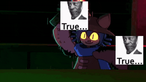 a picture of a cat with a flame coming out of its mouth and the words true on the bottom right