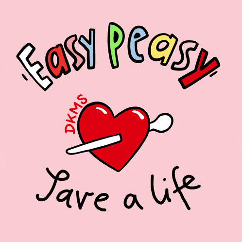 an easy peasy logo with a heart and a spoon