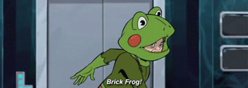 Brick Frog Frog GIF - Brick Frog Frog Venture Brothers GIFs