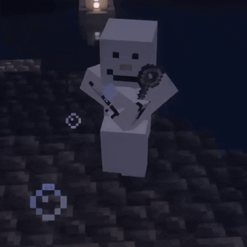 a computer generated image of a ghost in a dark room