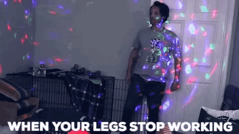 Yub Shaky Legs GIF - Yub Shaky Legs Amnesia GIFs